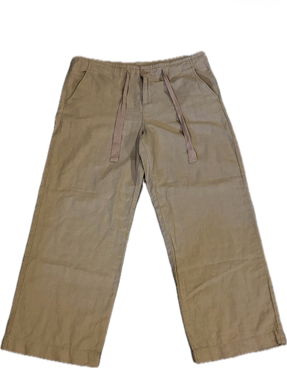 Calvin Klein Linen Blend Pants | Drawstring Pants | Size 14